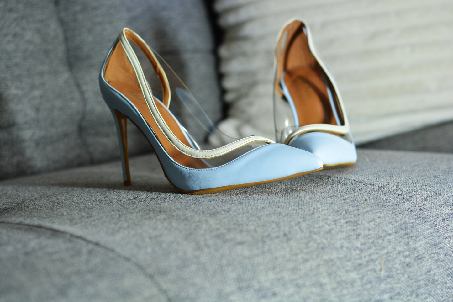 Beauty Blue High Heel Shoes